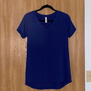 Women's LulaRoe Navy Blue Top